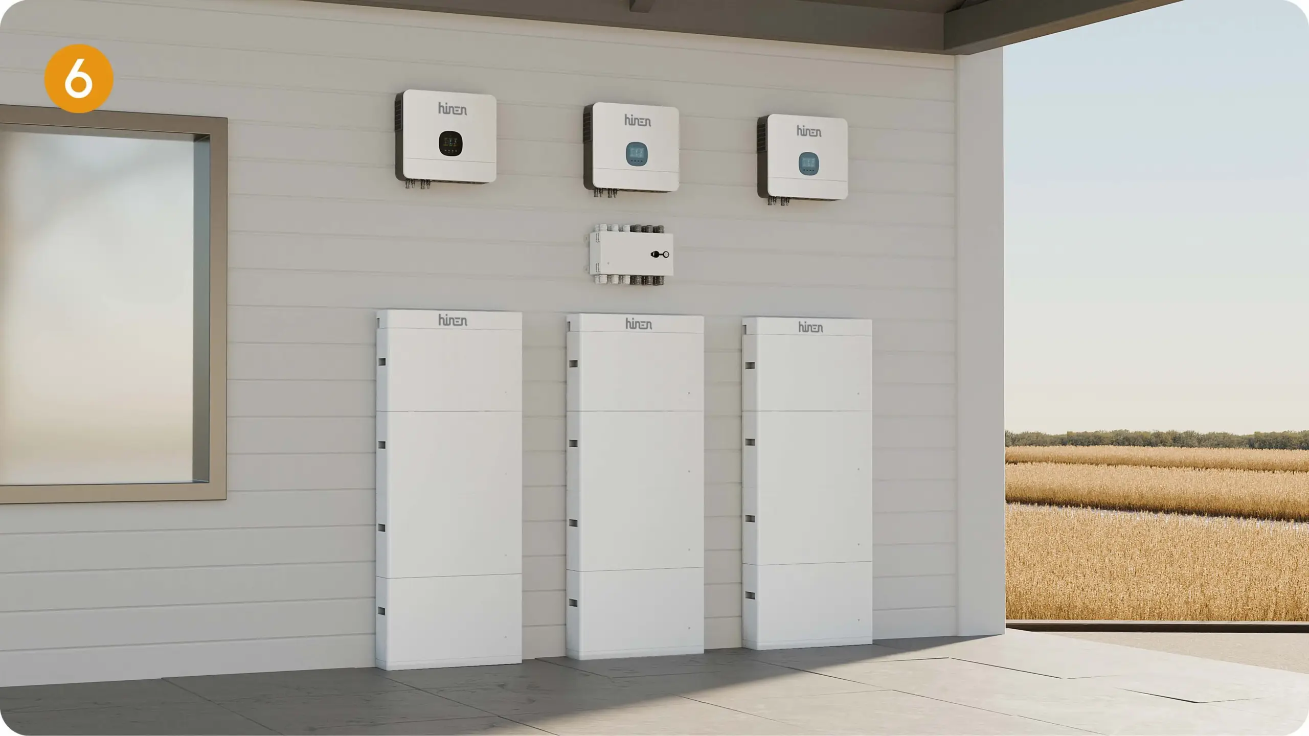 6_three_6kW_off-gird_inverters_parallel_operation